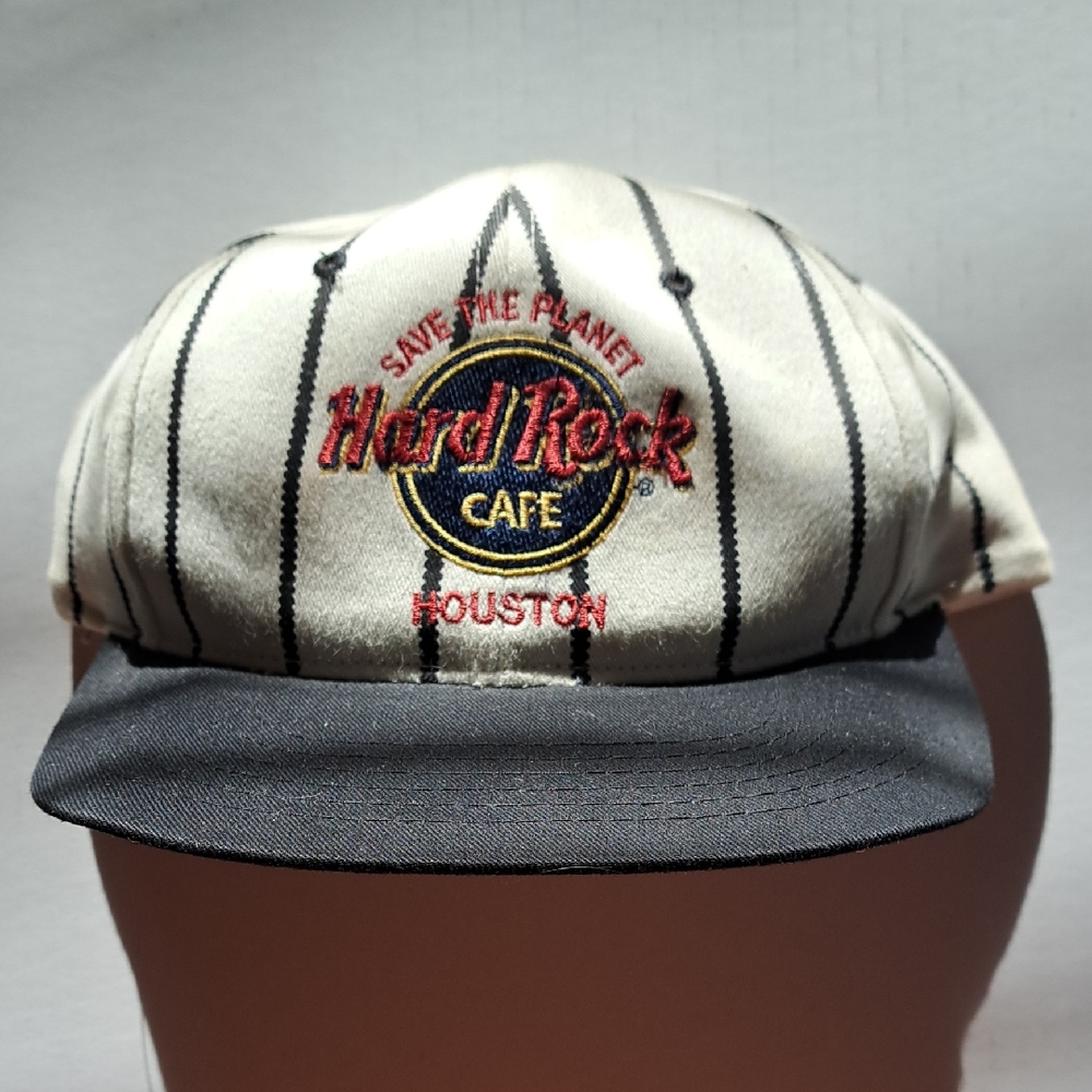Hard Rock Cafe Houston Cap with Black Stripes